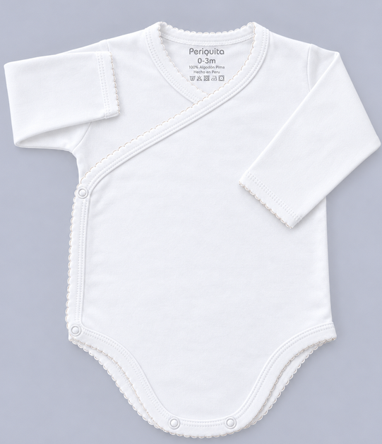 BODY M/LARGA C/BROCHE
